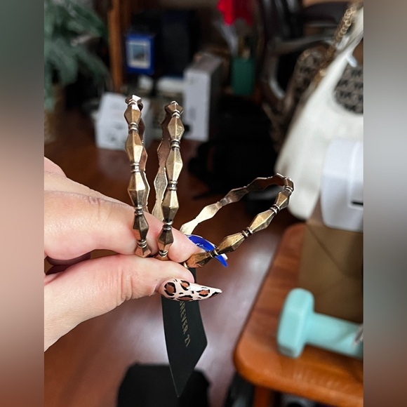 Forever 21 Set of (3) brass bangle bracelets - Picture 9 of 11